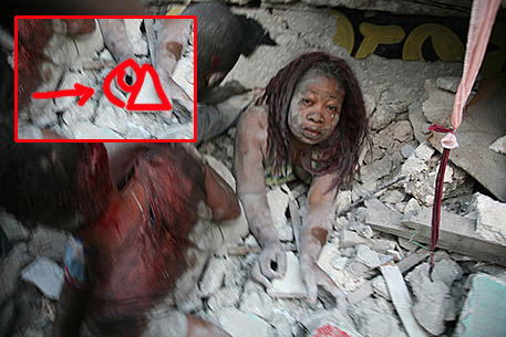 Haiti Erdbeben Illuminati Pyramide Symbol 6